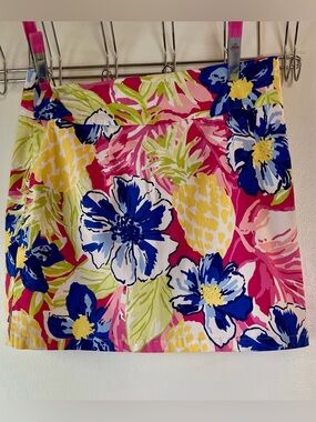 Rafaella Sport Floral Skort Women’s Small Pink Blue Tropical Golf skort